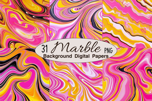 Marble Background Digital Papers Bundle Digital Pattern SVGArt 