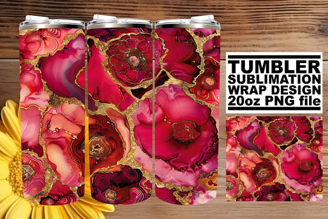 Marble Bliss Tumbler Design - Sublimation 20oz Sublimation afrosvg 