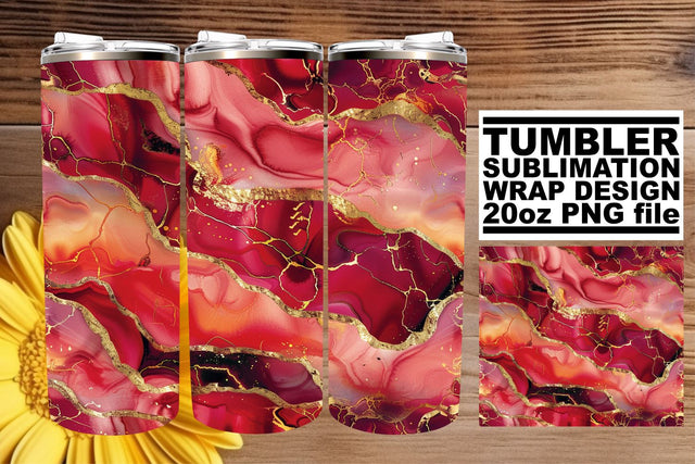 Marble Dream Pattern Sublimation Wrap - 20oz Tumblers Sublimation afrosvg 