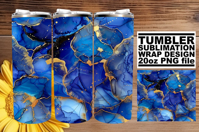 Marble Fantasy Pattern Sublimation Wrap - 20oz Tumblers Sublimation afrosvg 