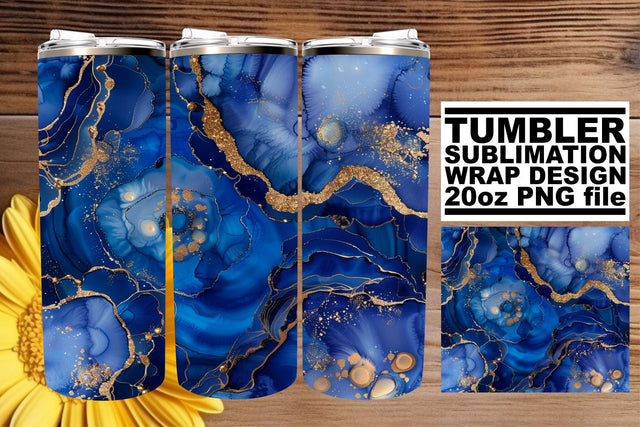 Marble Harmony Tumbler Design - Sublimation 20oz Sublimation afrosvg 