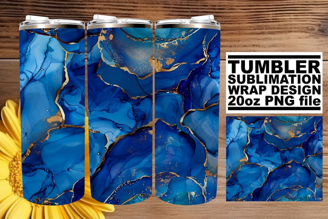 Marble Majesty Sublimation Wrap - 20oz Tumblers Sublimation afrosvg 