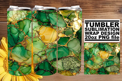 Marble Sparkle Pattern Sublimation Wrap - 20oz Tumblers Sublimation afrosvg 