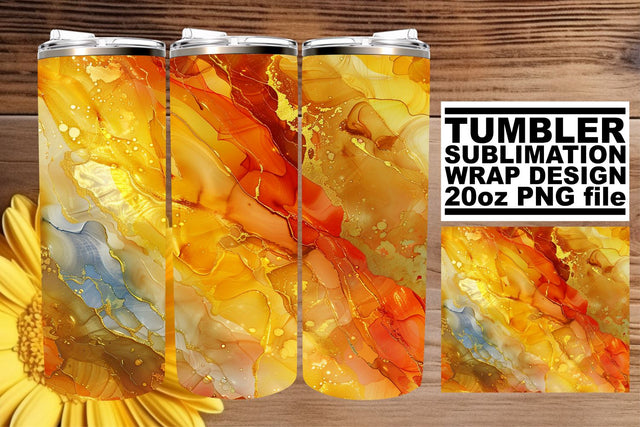 Marble Swirl Pattern Sublimation Wrap - 20oz Tumblers Sublimation afrosvg 