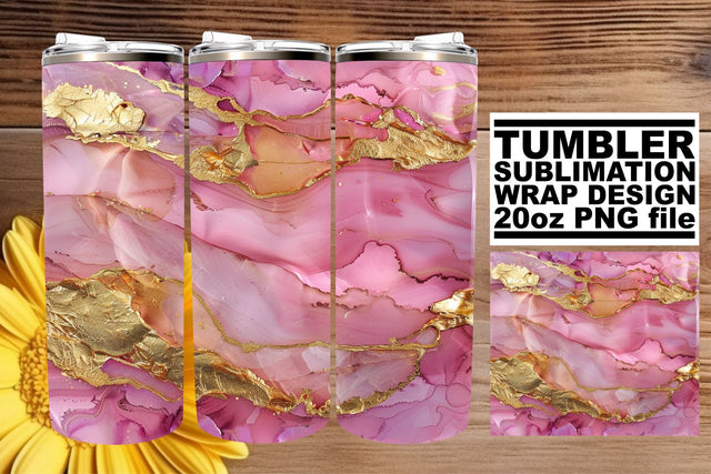 Marble Symphony Tumbler Design - Sublimation 20oz Sublimation afrosvg 