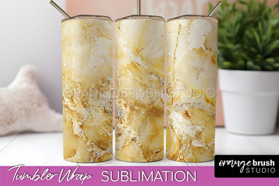 Marble Texture Tumbler Wrap, Marble Tumbler Sublimation Sublimation OrangeBrushStudio 