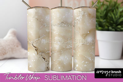 Marble Texture Tumbler Wrap, Marble Tumbler Sublimation Sublimation OrangeBrushStudio 