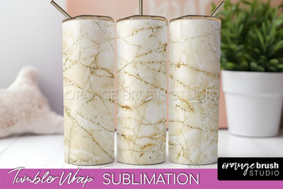 Marble Texture Tumbler Wrap, Marble Tumbler Sublimation Sublimation OrangeBrushStudio 