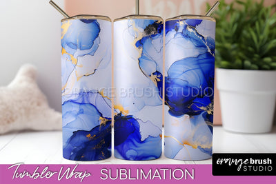 Marble Texture Tumbler Wrap, Marble Tumbler Sublimation Sublimation OrangeBrushStudio 