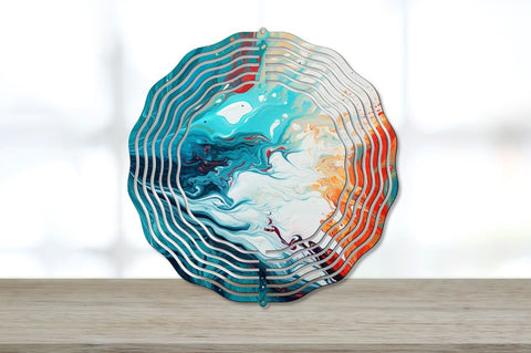 Marble Wind Spinner Paint Pour Sublimation Bundle Sublimation Regulrcrative 