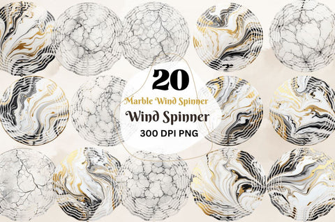 Marble Wind Spinner Paint Pour Sublimation Designs Bundle Sublimation Regulrcrative 