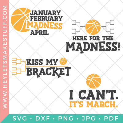 March Bracket Challenge Bundle SVG Hey Let's Make Stuff 