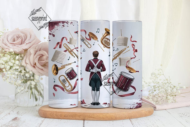 Marching Band 20oz Tumbler Wrap Sublimation sassyprint 
