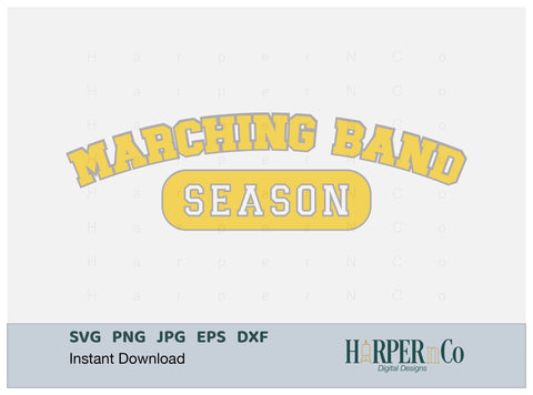 Marching Season Laser SVG EPS Cut File SVG HarperNCo 