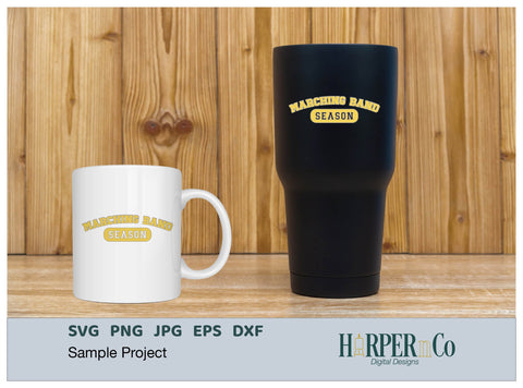 Marching Season Laser SVG EPS Cut File SVG HarperNCo 