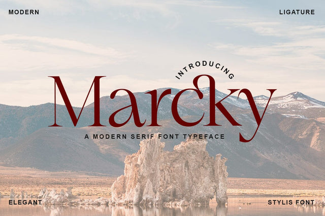 Marcky Font gatype 