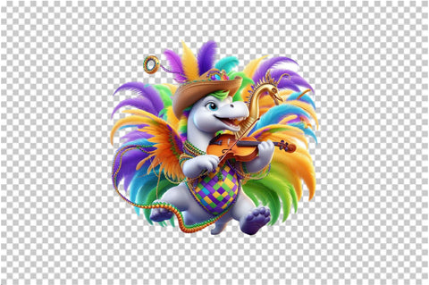 Mardi Gras Animals Clipart Sublimation Bundle Sublimation SVGArt 