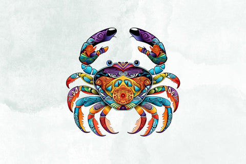 Mardi Gras Crab Sublimation Clipart Bundle Sublimation Designangry 
