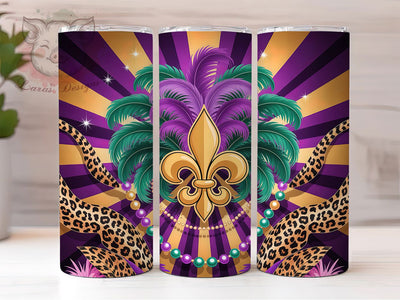 Mardi Gras Crawfish Tumbler, Carnival Crawfish Wrap, Festive Party Cup, 20oz Sublimation Wrap, New Orleans Crawfish Tumbler, Colorful Crawfish Design Cup, Mardi Gras Seafood Theme Wrap Sublimation Lara' s Designs 