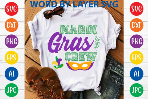 Mardi Gras Crew SVG DESIGN SVG Rafiqul20606 