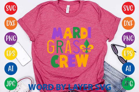 Mardi Gras Crew SVG DESIGN SVG Rafiqul20606 