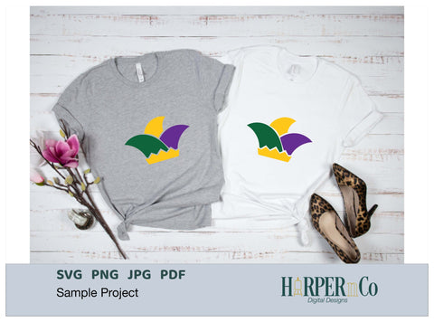 Mardi Gras Crown, SVG, PNG, JPG SVG HarperNCo 