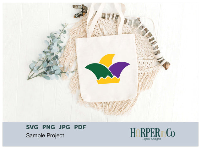 Mardi Gras Crown, SVG, PNG, JPG SVG HarperNCo 