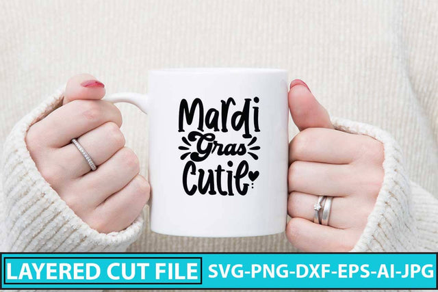 Mardi Gras Cutie SVG Design SVG Syaman 