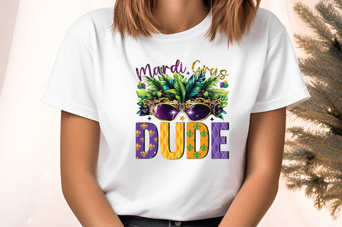 Mardi gras Dude PNG Design Sublimation Designangry 