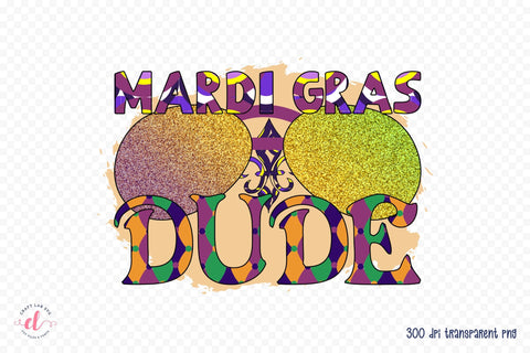 Mardi Gras Dude PNG Sublimation Sublimation CraftLabSVG 