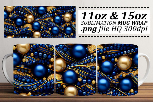 Mardi Gras Extravaganza: 11oz & 15oz Mug Sublimation Sublimation afrosvg 