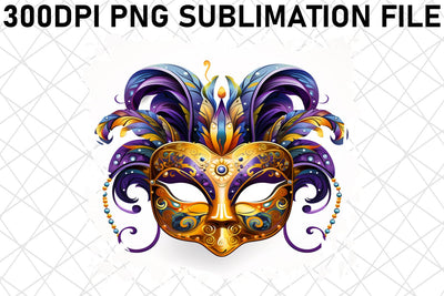 Mardi Gras Festivities Clipart and Patterns for Versatile Use Sublimation afrosvg 