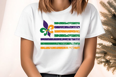 Mardi Gras Flag SVG Design SVG Designangry 