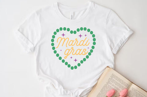 Mardi gras heart SVG PNG Shirt SVG FiveStarCrafting 