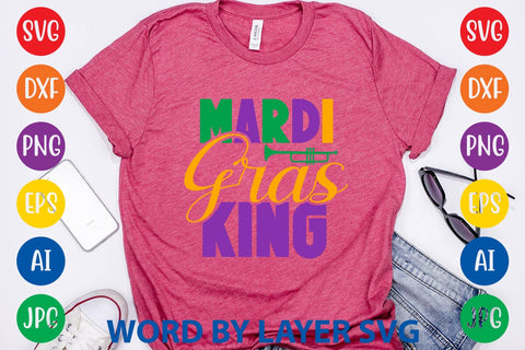 Mardi Gras King SVG DESIGN SVG Rafiqul20606 