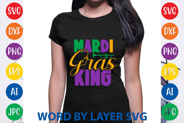 Mardi Gras King SVG DESIGN SVG Rafiqul20606 