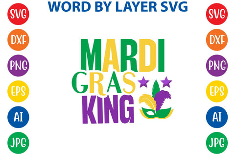 Mardi Gras King SVG DESIGN SVG Rafiqul20606 