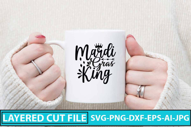 Mardi Gras King SVG Design SVG Syaman 