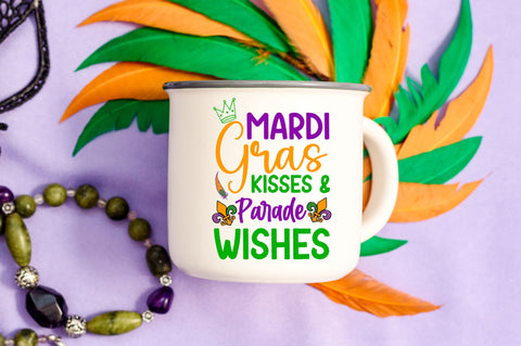 mardi gras kisses & parade wishes Svg Design SVG Regulrcrative 