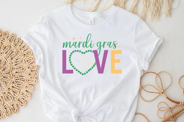 Mardi gras love design shirt SVG PNG SVG FiveStarCrafting 