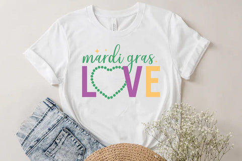Mardi gras love design shirt SVG PNG SVG FiveStarCrafting 