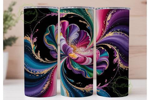 Mardi Gras Magic 20oz Tumbler Wrap Sublimation PixelChick 