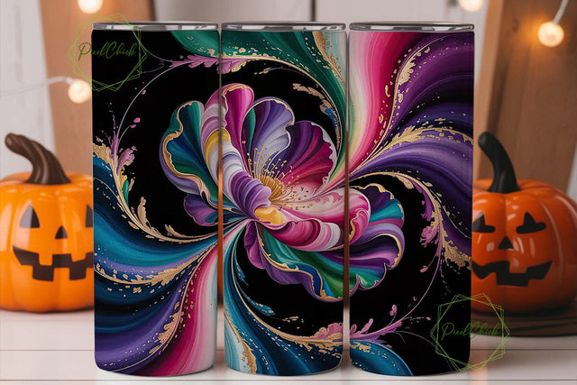 Mardi Gras Magic 20oz Tumbler Wrap Sublimation PixelChick 