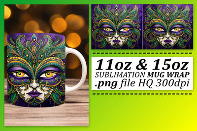 Mardi Gras Magic for Your Mug Collection Sublimation afrosvg 