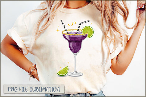 Mardi Gras & Margaritas PNG Sublimation Shetara Begum 