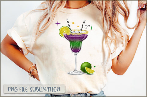 Mardi Gras & Margaritas PNG Sublimation Shetara Begum 