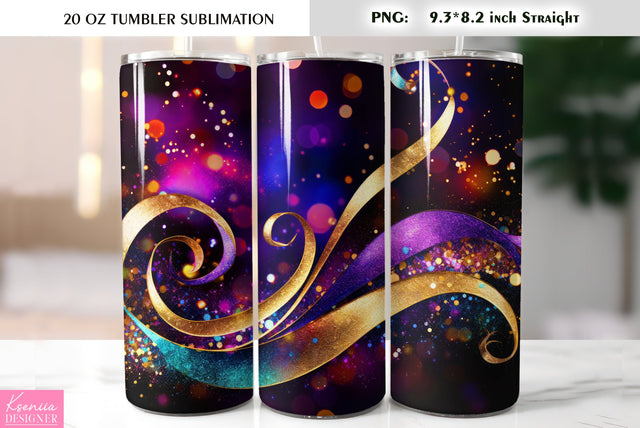 Mardi Gras Mask. Mardi Gras Tumbler Sublimation Design Sublimation Kseniia designer 