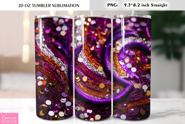 Mardi Gras Mask. Mardi Gras Tumbler Sublimation Design Sublimation Kseniia designer 