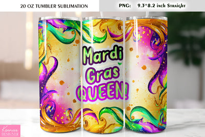 Mardi Gras Mask. Mardi Gras Tumbler Sublimation Design Sublimation Kseniia designer 