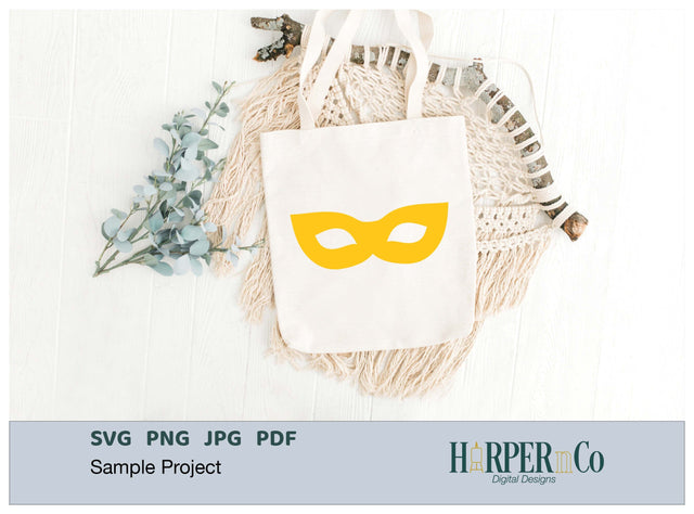 Mardi Gras Mask Outline SVG, PNG, 10 SVG HarperNCo 